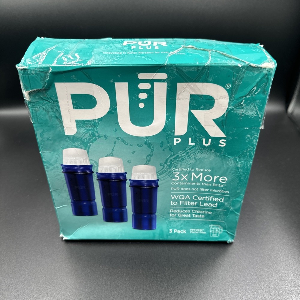 PUR PPF951K3 Lead Reduction Water Pitcher Replacement Filter - 3 Pack